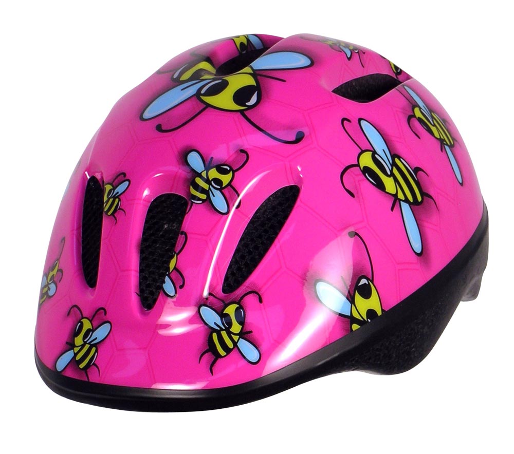 FAHRRADHELM Bumpy Kinderhelm Größe: S 49- 52cm pink TÜV