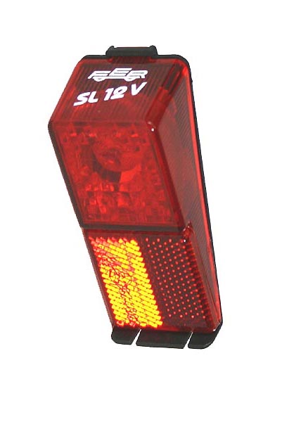 FER SL12 Fahrradlampe Rücklicht 12V für Dynamobetrieb