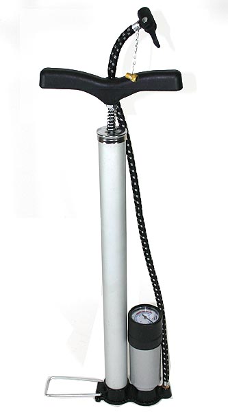 POWER PRESSURE Standluftpumpe Luftpumpe Hubpumpe mit Manometer 2