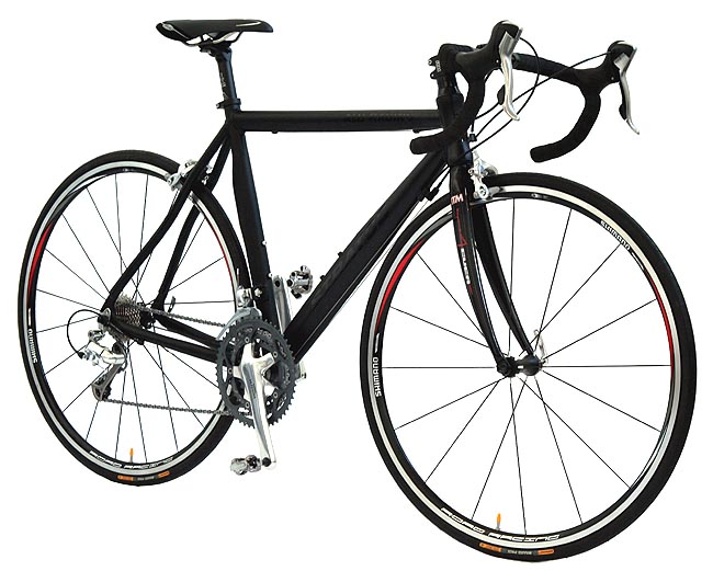 Rennrad STRATOS ULTEGRA 57cm schwarz mit SHIMANO Ultegra 30 Gang