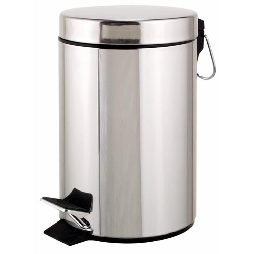 Abfalleimer Treteimer EDELSTAHL rostfrei 12 Liter