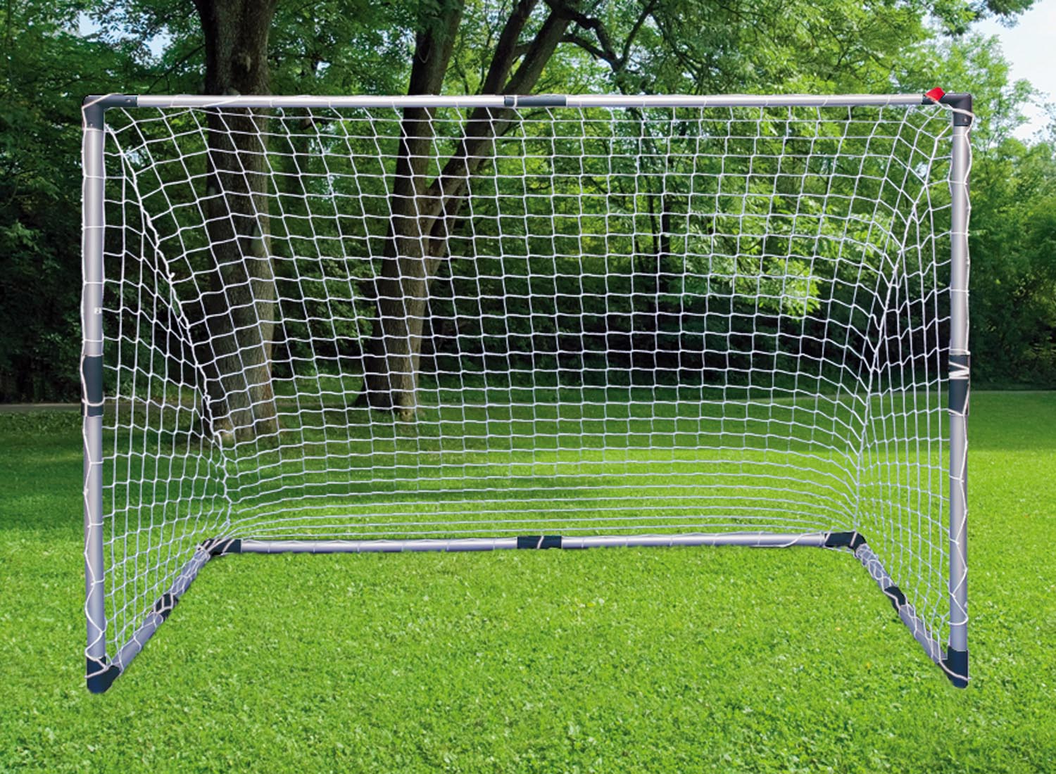 2x Fußballtor Hockeytor Tor wetterfest Metallrahmen je 122x91,5x