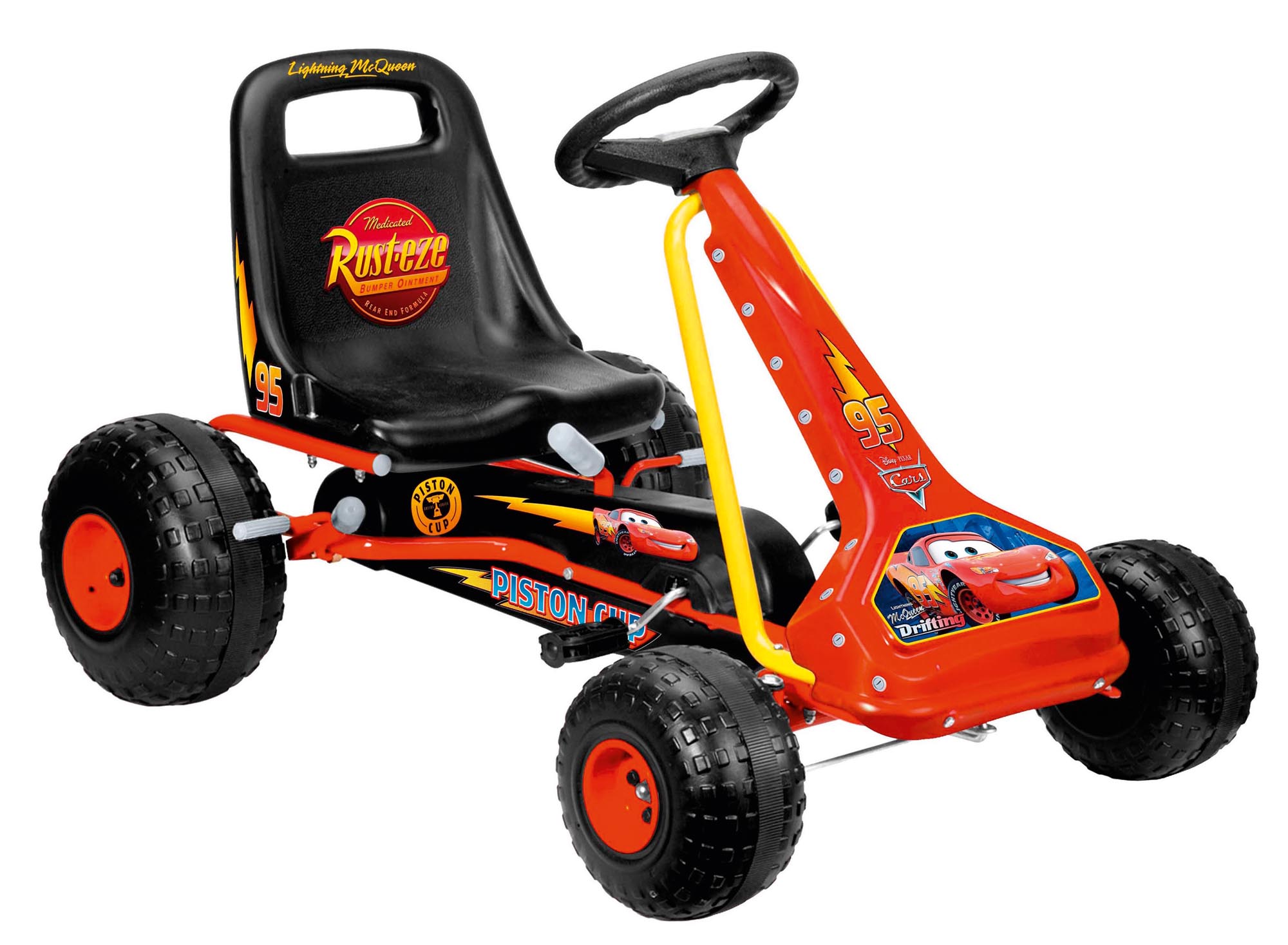 cars drifter gokart tretauto mit freilauf metallkarosserie