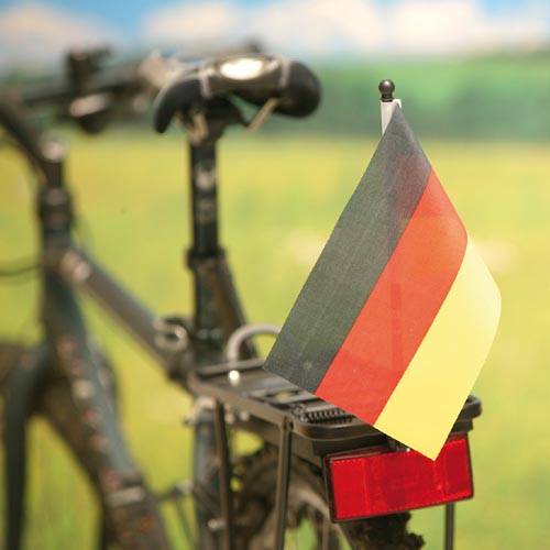 PROFEX Fahrradflagge Fahne Deutschland 14x21cm