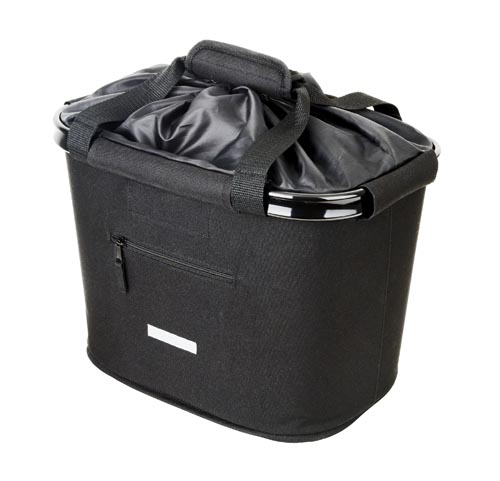 BLUE BIRD NERO Lenkerkorb Fahrradkorb + Quick-Clip Halter 20l