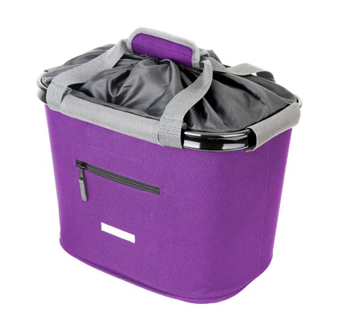 BLUE BIRD VIOLETA Lenkerkorb Fahrradkorb + Quick-Clip Halter 20l