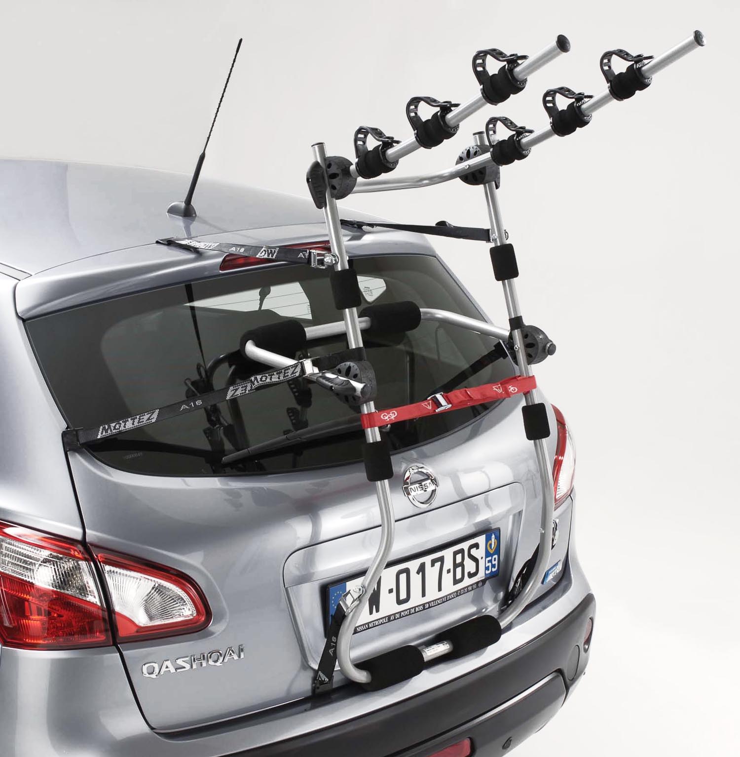 MOTTEZ A014 Fahrradträger Heckträger für 3 Fahrräder