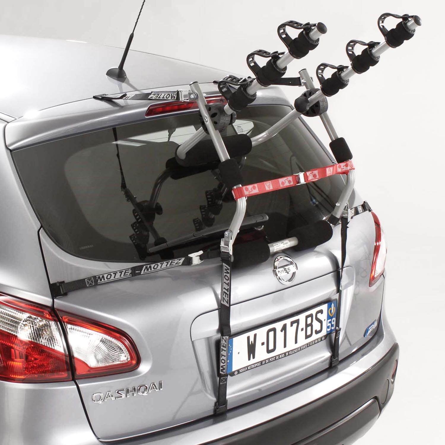 MOTTEZ A025 Fahrradträger Heckträger für 3 Fahrräder