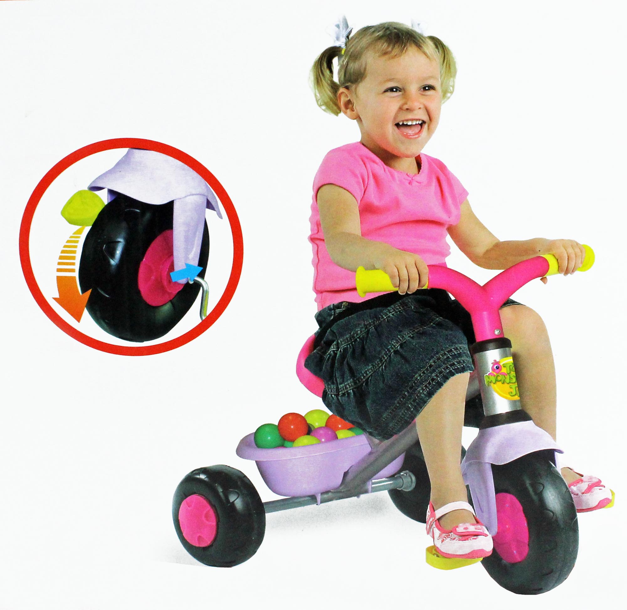 Feber Baby Plus Music Pink Dreirad - Rosa Kinderdreirad 9-36 Monate Mit Musik