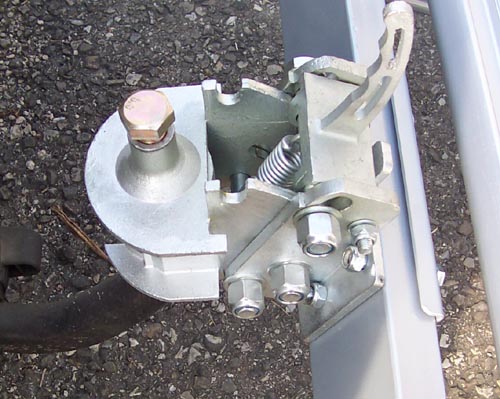 KLAPPMECHANISMUS FÜR HECKTRÄGER mit Anhängerkupplung