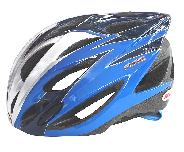 FAHRRADHELM BELL FURIO Straßenhelm Größe: M 55- 59cm blau/ silber