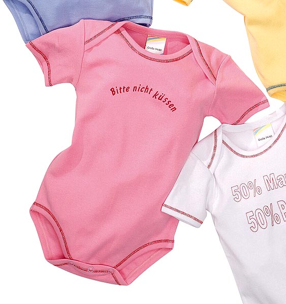 BODY STRAMPLER  Baby Strampler Gr. 74-80 Baumwolle rosa