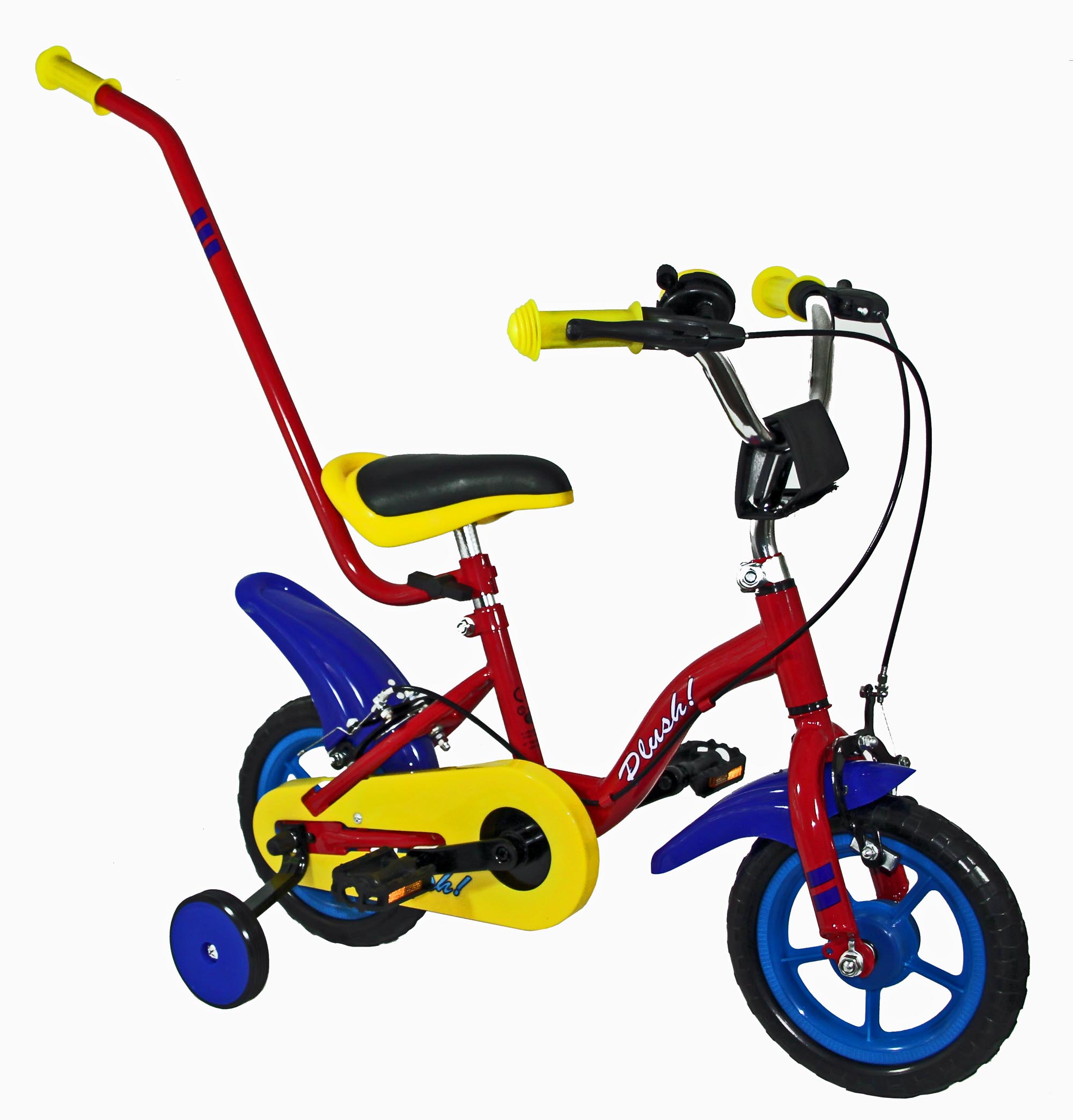 3in1 Kinderfahrrad Lauflernrad Laufrad mit Bremsen rot