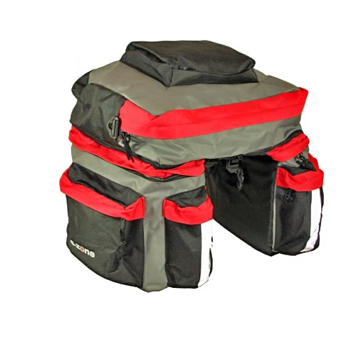 E-ZONE 2in1 Packtasche Gepäckträgertasche Rucksack