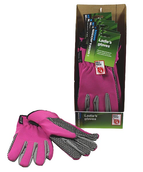6 Paar DAMEN Gartenhandschuhe Arbeitshandschuhe Noppen