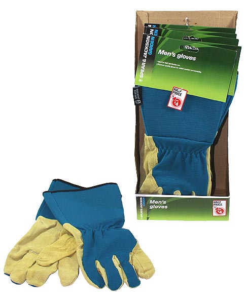 6 Paar HERREN Gartenhandschuhe Arbeitshandschuhe Leder