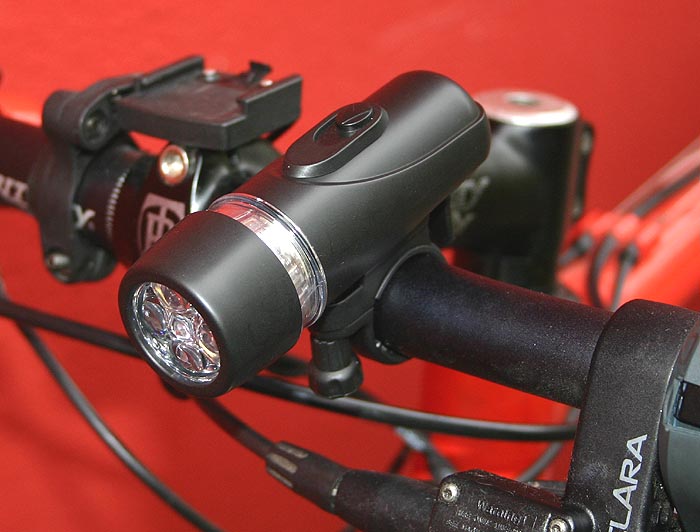 CRASH Diodenscheinwerfer 5 LEDs Fahrradlampe Taschenlampe