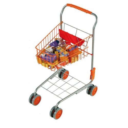 EINKAUFSWAGEN mit Puppensitz für Kaufmannsladen