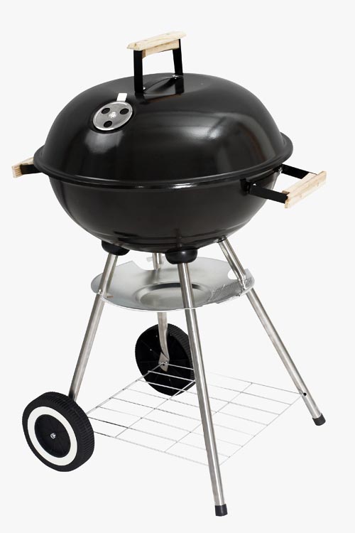 BBQ Kugelgrill Grillwagen Holzkohlengrill STAHL TÜV