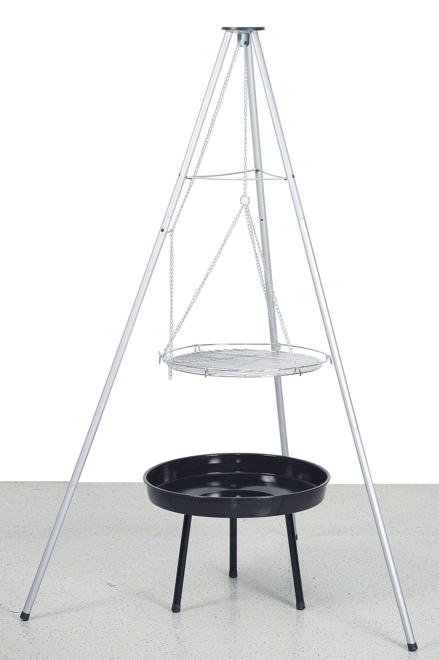 BBQ Schwenkgrill Gartengrill Holzkohlengrill STAHL TÜV