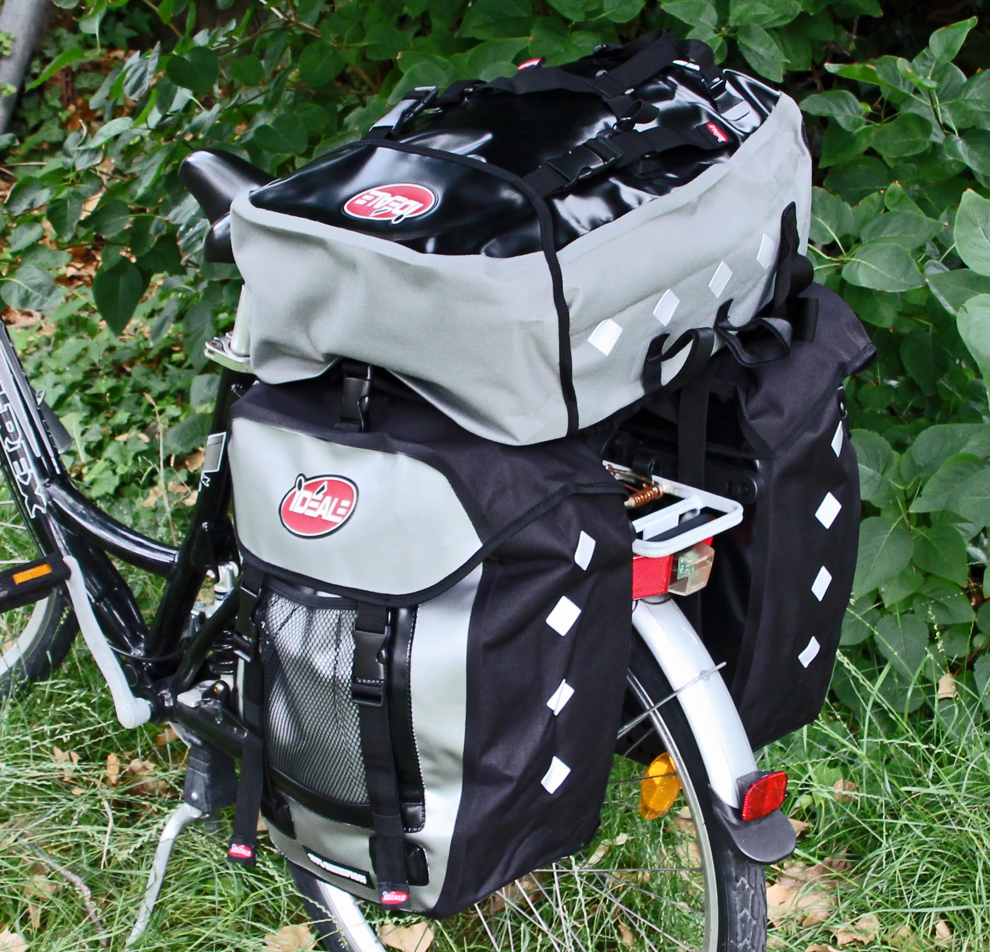 IDEALE HITEC Dreifachtasche Packtasche Gepäcktragertasche Heckta
