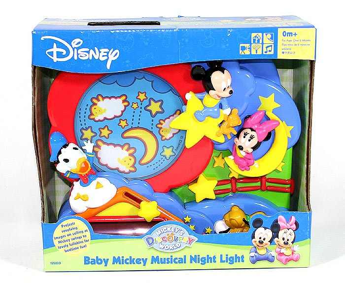 BABY MICKEY Nachtlicht Motorikspielzeug Babyspielzeug