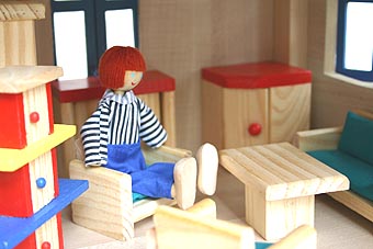 Riesengroßes Puppenhaus 54x37x69cm Möbel Puppen | eBay