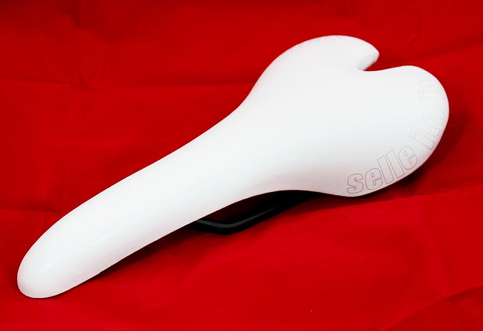 Sattel SELLE ITALIA FILANTE Fahrradsattel LEDER weiß