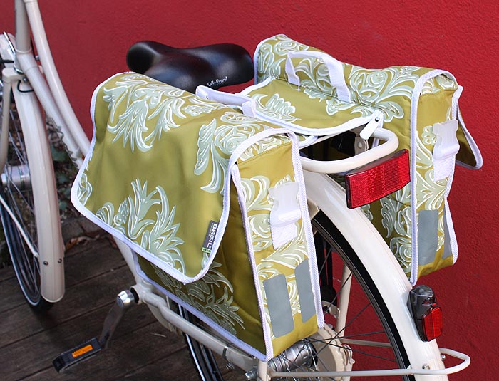 2x BASIL BLOSSOM Fahrradtaschen Schultertaschen Gepäckträgertasc