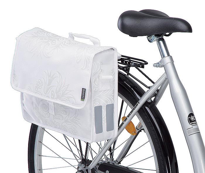 BASIL BLOSSOM Fahrradtasche Schultertasche Postmenbag 12l wasser
