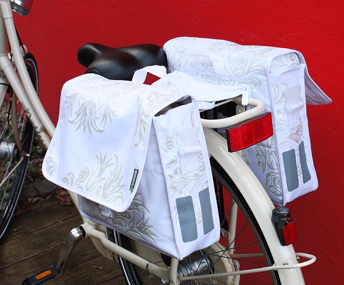 2x BASIL BLOSSOM Fahrradtaschen Schultertaschen Gepäckträgertasc