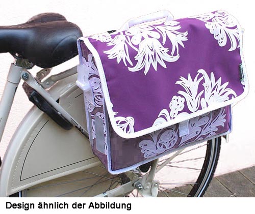 BASIL BLOSSOM Fahrradtasche Schultertasche Postmenbag 12l wasser