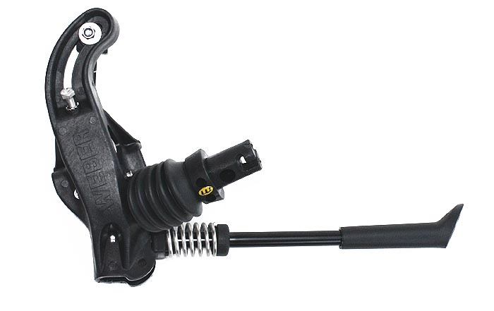 WEBER B-Kupplung mit Ständer für Fahrradanhänger